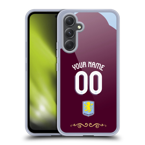 Aston Villa Football Club Custom 2025/26 Trikot Home Soft Gel Case for Samsung Galaxy A54 5G