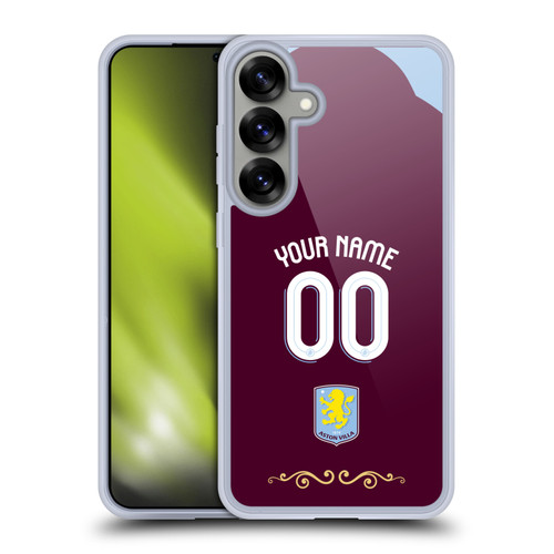 Aston Villa Football Club Custom 2025/26 Trikot Home Soft Gel Case for Samsung Galaxy S25+