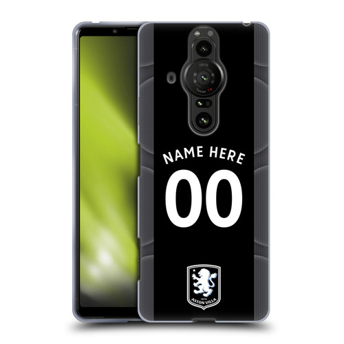 Aston Villa Football Club Custom 2025/26 Trikot Away Soft Gel Case for Sony Xperia Pro-I