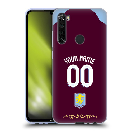 Aston Villa Football Club Custom 2025/26 Trikot Home Soft Gel Case for Xiaomi Redmi Note 8T