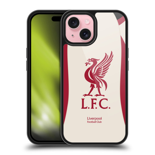 Liverpool Football Club 2025/26 Kit Away Gel Armour Case For Apple iPhone 15