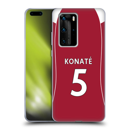 Liverpool Football Club 2025/26 Players Home Kit 2nd Group Ibrahima Konaté Soft Gel Case for Huawei P40 Pro / P40 Pro Plus 5G