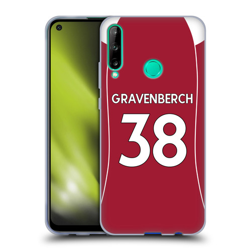 Liverpool Football Club 2025/26 Players Home Kit 2nd Group Ryan Gravenberch Soft Gel Case for Huawei P40 lite E