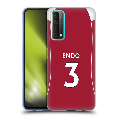 Liverpool Football Club 2025/26 Players Home Kit 2nd Group Wataru Endō Soft Gel Case for Huawei P Smart (2021)