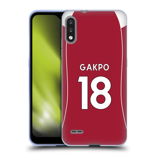 Liverpool Football Club 2025/26 Players Home Kit 2nd Group Cody Gakpo Soft Gel Case for LG K22