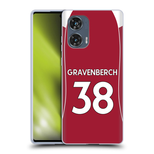 Liverpool Football Club 2025/26 Players Home Kit 2nd Group Ryan Gravenberch Soft Gel Case for Motorola Edge 50 Fusion Liverpool Football Club 2025/26 Players Home Kit 2nd Group Ryan Gravenberch Soft Gel Case for Motorola Edge 50 Fusion