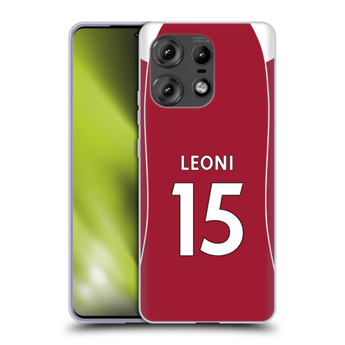 Liverpool Football Club 2025/26 Players Home Kit 2nd Group Giovanni Leoni Soft Gel Case for Motorola Edge 50 Pro