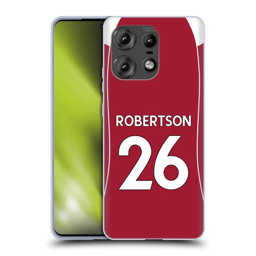 Liverpool Football Club 2025/26 Players Home Kit 2nd Group Andy Robertson Soft Gel Case for Motorola Edge 50 Pro