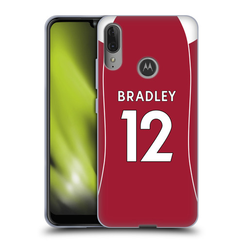 Liverpool Football Club 2025/26 Players Home Kit 2nd Group Conor Bradley Soft Gel Case for Motorola Moto E6 Plus Liverpool Football Club 2025/26 Players Home Kit 2nd Group Conor Bradley Soft Gel Case for Motorola Moto E6 Plus