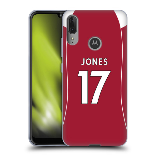 Liverpool Football Club 2025/26 Players Home Kit 2nd Group Curtis Jones Soft Gel Case for Motorola Moto E6 Plus