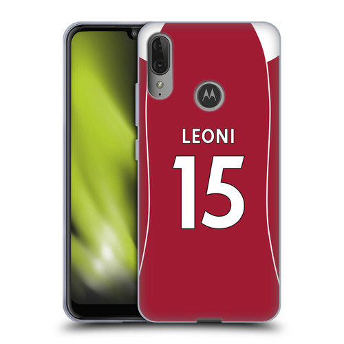 Liverpool Football Club 2025/26 Players Home Kit 2nd Group Giovanni Leoni Soft Gel Case for Motorola Moto E6 Plus