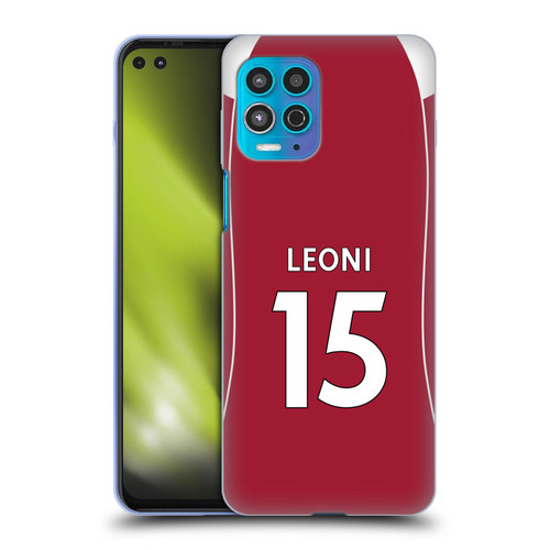 Liverpool Football Club 2025/26 Players Home Kit 2nd Group Giovanni Leoni Soft Gel Case for Motorola Moto G100