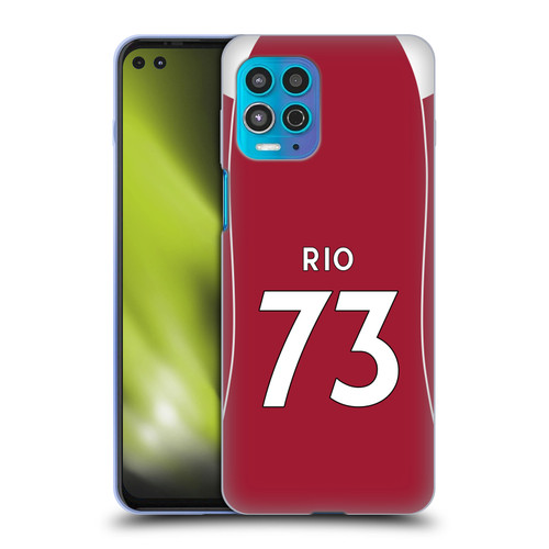 Liverpool Football Club 2025/26 Players Home Kit 2nd Group Rio Ngumoha Soft Gel Case for Motorola Moto G100