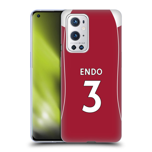 Liverpool Football Club 2025/26 Players Home Kit 2nd Group Wataru Endō Soft Gel Case for OnePlus 9 Pro