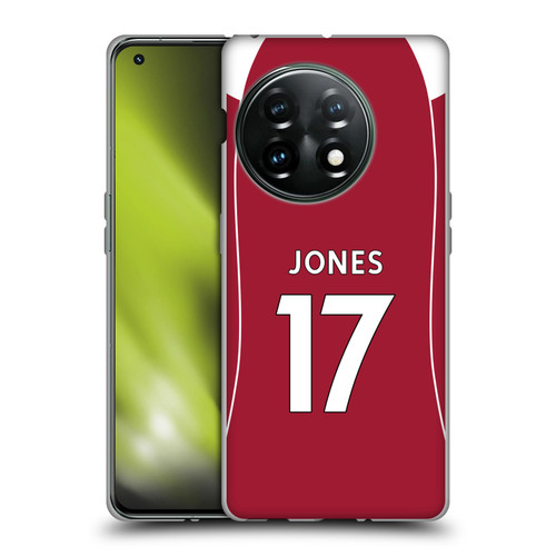 Liverpool Football Club 2025/26 Players Home Kit 2nd Group Curtis Jones Soft Gel Case for OnePlus 11 5G Liverpool Football Club 2025/26 Players Home Kit 2nd Group Curtis Jones Soft Gel Case for OnePlus 11 5G