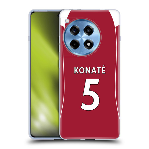 Liverpool Football Club 2025/26 Players Home Kit 2nd Group Ibrahima Konaté Soft Gel Case for OnePlus 12R