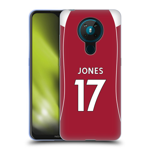 Liverpool Football Club 2025/26 Players Home Kit 2nd Group Curtis Jones Soft Gel Case for Nokia 5.3
