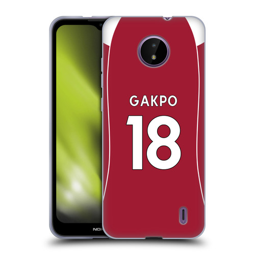 Liverpool Football Club 2025/26 Players Home Kit 2nd Group Cody Gakpo Soft Gel Case for Nokia C10 / C20 Liverpool Football Club 2025/26 Players Home Kit 2nd Group Cody Gakpo Soft Gel Case for Nokia C10 / C20