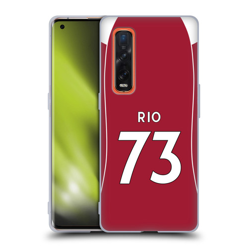 Liverpool Football Club 2025/26 Players Home Kit 2nd Group Rio Ngumoha Soft Gel Case for OPPO Find X2 Pro 5G Liverpool Football Club 2025/26 Players Home Kit 2nd Group Rio Ngumoha Soft Gel Case for OPPO Find X2 Pro 5G