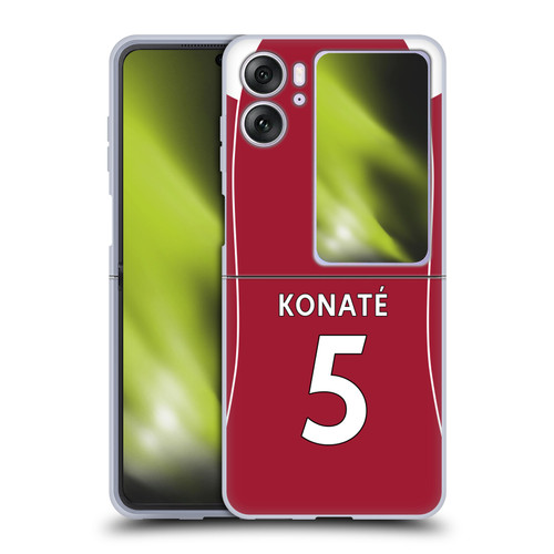 Liverpool Football Club 2025/26 Players Home Kit 2nd Group Ibrahima Konaté Soft Gel Case for OPPO Find N2 Flip