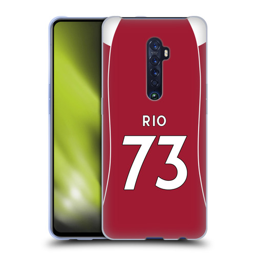 Liverpool Football Club 2025/26 Players Home Kit 2nd Group Rio Ngumoha Soft Gel Case for OPPO Reno 2