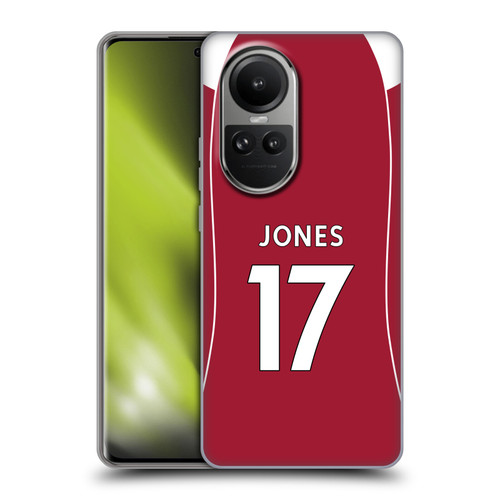 Liverpool Football Club 2025/26 Players Home Kit 2nd Group Curtis Jones Soft Gel Case for OPPO Reno10 5G / Reno10 Pro 5G