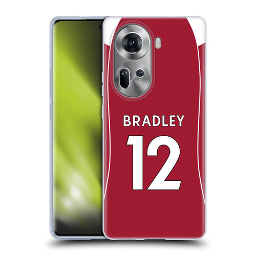 Liverpool Football Club 2025/26 Players Home Kit 2nd Group Conor Bradley Soft Gel Case for OPPO Reno11