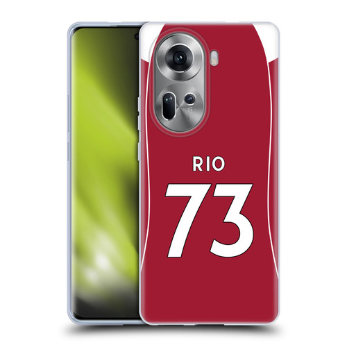 Liverpool Football Club 2025/26 Players Home Kit 2nd Group Rio Ngumoha Soft Gel Case for OPPO Reno11