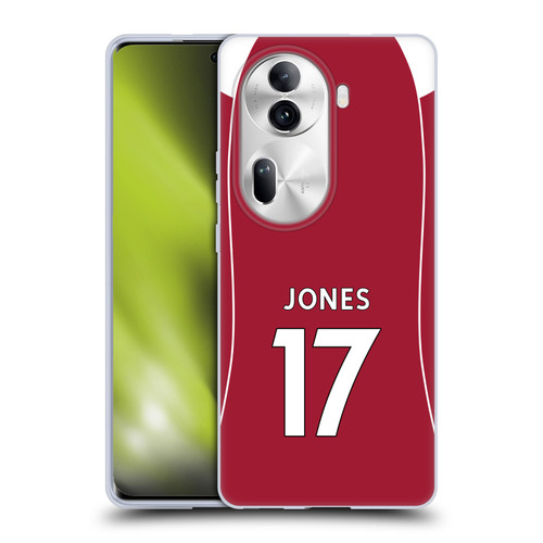Liverpool Football Club 2025/26 Players Home Kit 2nd Group Curtis Jones Soft Gel Case for OPPO Reno11 Pro Liverpool Football Club 2025/26 Players Home Kit 2nd Group Curtis Jones Soft Gel Case for OPPO Reno11 Pro