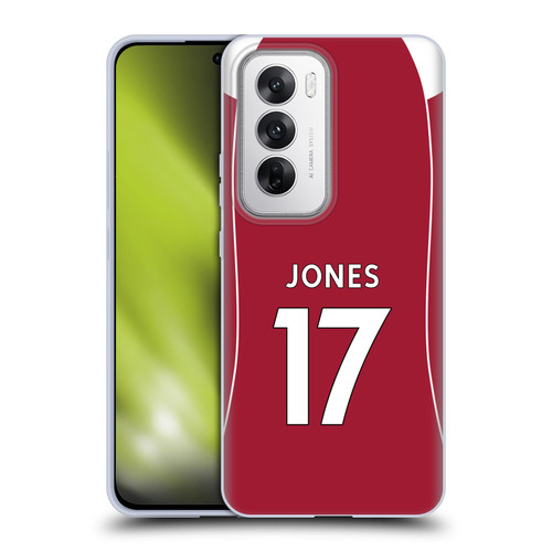 Liverpool Football Club 2025/26 Players Home Kit 2nd Group Curtis Jones Soft Gel Case for OPPO Reno12 5G Liverpool Football Club 2025/26 Players Home Kit 2nd Group Curtis Jones Soft Gel Case for OPPO Reno12 5G