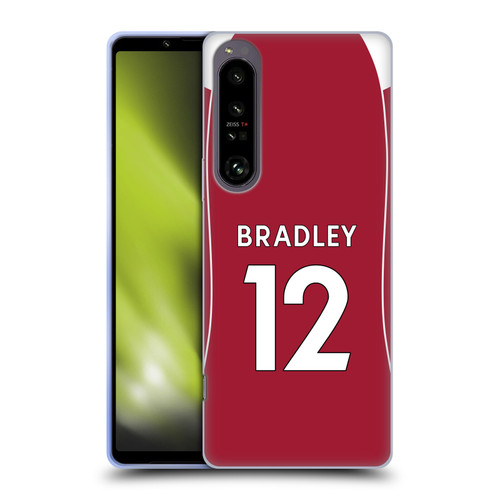 Liverpool Football Club 2025/26 Players Home Kit 2nd Group Conor Bradley Soft Gel Case for Sony Xperia 1 IV