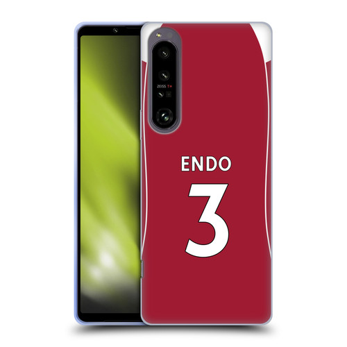 Liverpool Football Club 2025/26 Players Home Kit 2nd Group Wataru Endō Soft Gel Case for Sony Xperia 1 IV Liverpool Football Club 2025/26 Players Home Kit 2nd Group Wataru Endō Soft Gel Case for Sony Xperia 1 IV