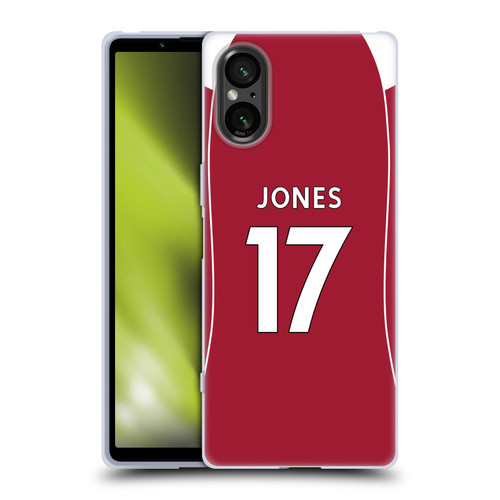 Liverpool Football Club 2025/26 Players Home Kit 2nd Group Curtis Jones Soft Gel Case for Sony Xperia 5 V 5G Liverpool Football Club 2025/26 Players Home Kit 2nd Group Curtis Jones Soft Gel Case for Sony Xperia 5 V 5G