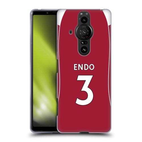 Liverpool Football Club 2025/26 Players Home Kit 2nd Group Wataru Endō Soft Gel Case for Sony Xperia Pro-I Liverpool Football Club 2025/26 Players Home Kit 2nd Group Wataru Endō Soft Gel Case for Sony Xperia Pro-I