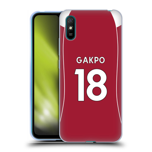 Liverpool Football Club 2025/26 Players Home Kit 2nd Group Cody Gakpo Soft Gel Case for Xiaomi Redmi 9A / Redmi 9AT Liverpool Football Club 2025/26 Players Home Kit 2nd Group Cody Gakpo Soft Gel Case for Xiaomi Redmi 9A / Redmi 9AT