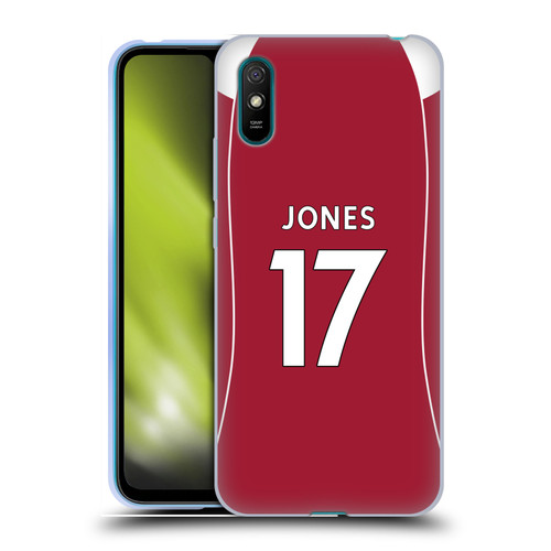Liverpool Football Club 2025/26 Players Home Kit 2nd Group Curtis Jones Soft Gel Case for Xiaomi Redmi 9A / Redmi 9AT