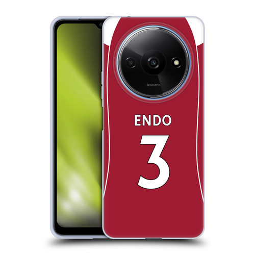 Liverpool Football Club 2025/26 Players Home Kit 2nd Group Wataru Endō Soft Gel Case for Xiaomi Redmi A3