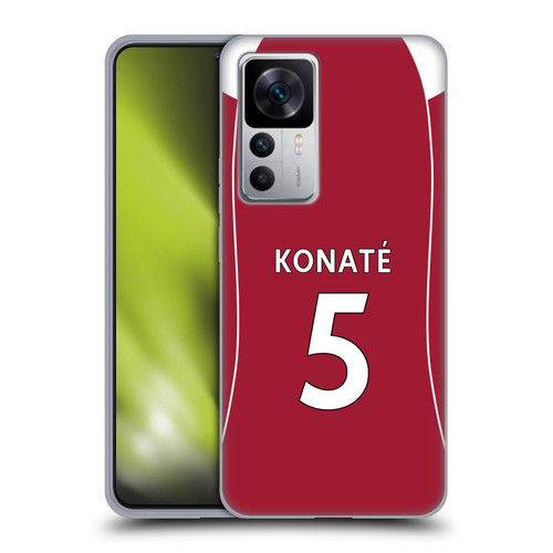 Liverpool Football Club 2025/26 Players Home Kit 2nd Group Ibrahima Konaté Soft Gel Case for Xiaomi 12T 5G / 12T Pro 5G / Redmi K50 Ultra 5G