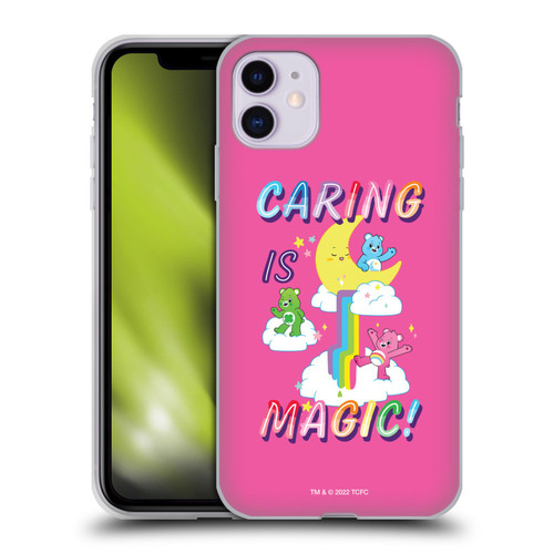 Care Bears 40th Anniversary Caring Is Magic Soft Gel Case for Apple iPhone 11