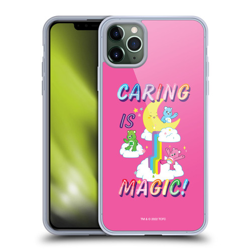 Care Bears 40th Anniversary Caring Is Magic Soft Gel Case for Apple iPhone 11 Pro Max & MagSafe
