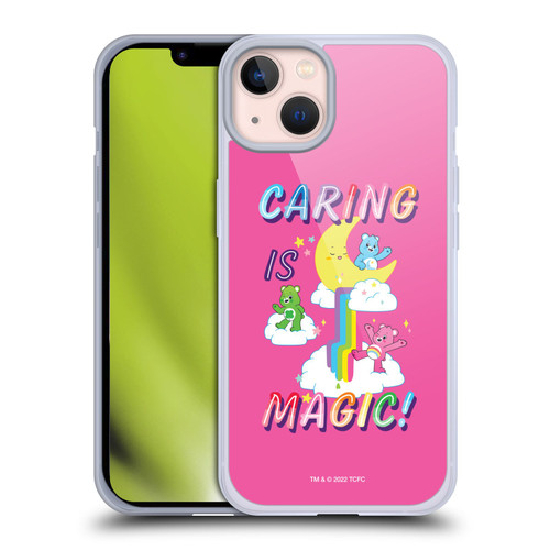 Care Bears 40th Anniversary Caring Is Magic Soft Gel Case for Apple iPhone 13