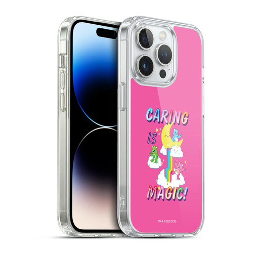 Care Bears 40th Anniversary Caring Is Magic Soft Gel Case for Apple iPhone 13 Pro & MagSafe