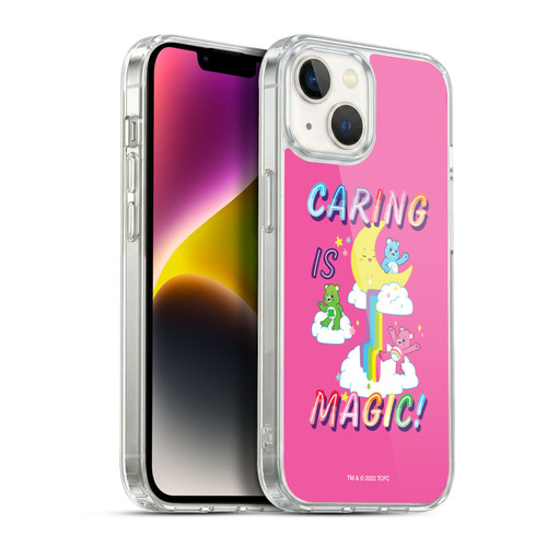 Care Bears 40th Anniversary Caring Is Magic Soft Gel Case for Apple iPhone 14
