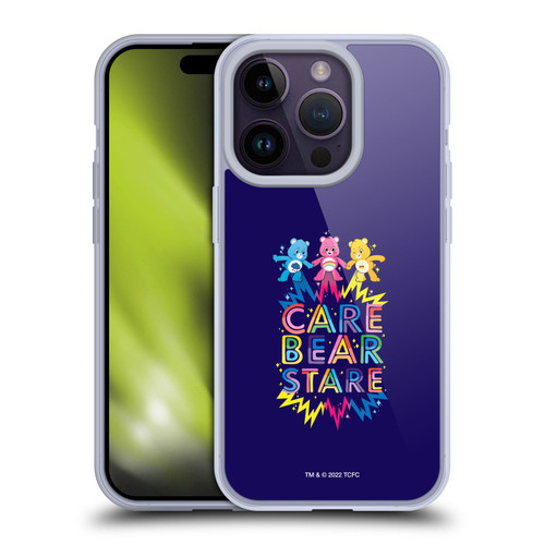 Care Bears 40th Anniversary Stare Soft Gel Case for Apple iPhone 14 Pro