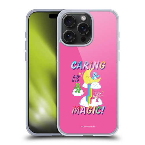 Care Bears 40th Anniversary Caring Is Magic Soft Gel Case for Apple iPhone 15 Pro Max & MagSafe