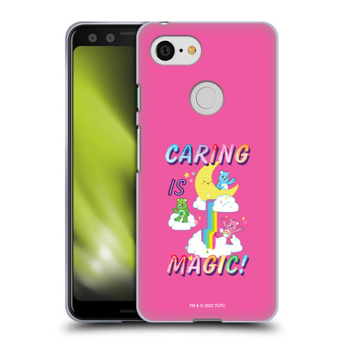 Care Bears 40th Anniversary Caring Is Magic Soft Gel Case for Google Pixel 3