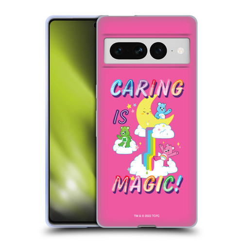 Care Bears 40th Anniversary Caring Is Magic Soft Gel Case for Google Pixel 7 Pro