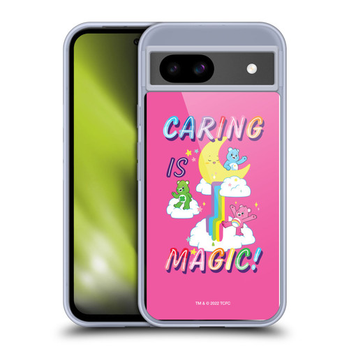 Care Bears 40th Anniversary Caring Is Magic Soft Gel Case for Google Pixel 8a