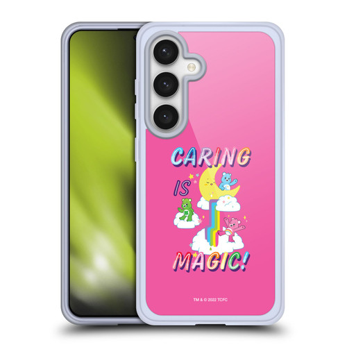 Care Bears 40th Anniversary Caring Is Magic Soft Gel Case for Samsung Galaxy S24 5G & MagSafe