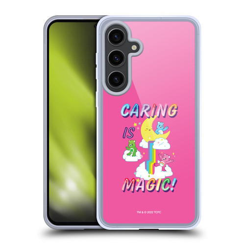 Care Bears 40th Anniversary Caring Is Magic Soft Gel Case for Samsung Galaxy S24+ 5G & MagSafe